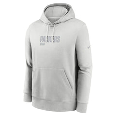 Green Bay Packers Edge Pack French Terry Club Pullover Hoodie Gray - Nike