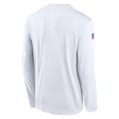 New York Jets Legend Small Logo Dri-FIT Long Sleeve T-Shirt White - Nike