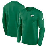 Philadelphia Eagles Legend Small Logo Dri-FIT Long Sleeve T-Shirt Kelly Green - Nike
