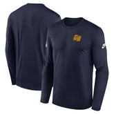 Green Bay Packers Legend Small Logo Dri-FIT Long Sleeve T-Shirt Navy - Nike
