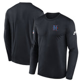 Houston Texans Legend Small Logo Dri-FIT Long Sleeve T-Shirt Navy - Nike