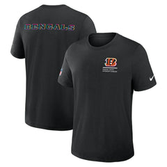 Cincinnati Bengals 2025 NFL Crucial Catch Tri-Blend Dri-FIT T-Shirt Black - Nike