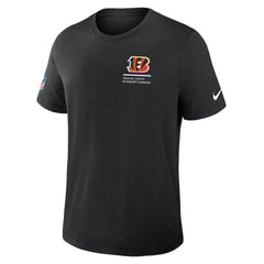 Cincinnati Bengals 2025 NFL Crucial Catch Tri-Blend Dri-FIT T-Shirt Black - Nike