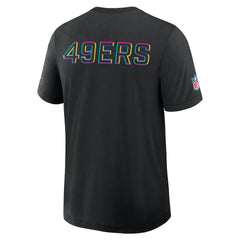 San Francisco 49ers 2025 NFL Crucial Catch Tri-Blend Dri-FIT T-Shirt Black - Nike