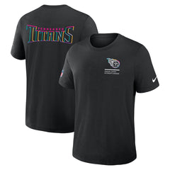 Tennessee Titans 2025 NFL Crucial Catch Tri-Blend Dri-FIT T-Shirt Black - Nike