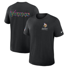 Minnesota Vikings 2025 NFL Crucial Catch Tri-Blend Dri-FIT T-Shirt Black - Nike