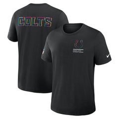 Indianapolis Colts 2025 NFL Crucial Catch Tri-Blend Dri-FIT T-Shirt Black - Nike