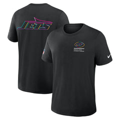 New York Jets 2025 NFL Crucial Catch Tri-Blend Dri-FIT T-Shirt Black - Nike