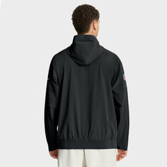 Detroit Lions Sideline Alt Pack Anorak Half-Zip Hoodie Jacket Black - Nike