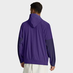 Minnesota Vikings Sideline Anorak Half-Zip Hoodie Jacket Purple - Nike