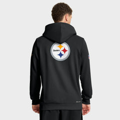 Pittsburgh Steelers Sideline Standard Issue Utility Player Dri-FIT Full-Zip Hoodie Black - Nike