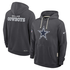 Dallas Cowboys Sideline Standard Issue Initial Home Dri-FIT Hoodie Anthracite - Nike