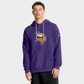 Minnesota Vikings Sideline Standard Issue Initial Home Dri-FIT Hoodie Purple - Nike