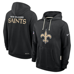 New Orleans Saints Sideline Standard Issue Initial Home Dri-FIT Hoodie Black - Nike