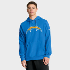 Los Angeles Chargers Sideline Standard Issue Initial Home Dri-FIT Hoodie Powder Blue - Nike