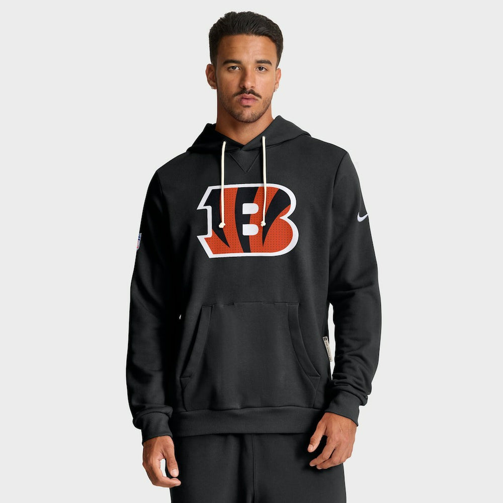 Cincinnati Bengals Sideline Standard Issue Initial Home Dri-FIT Hoodie Black - Nike