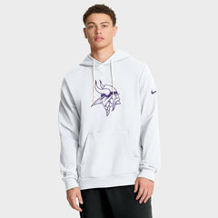 Minnesota Vikings Sideline Standard Issue Alt 2 Dri-FIT Hoodie White - Nike