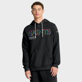 New Orleans Saints 2025 NFL Crucial Catch Sideline Standard Issue Dri-FIT Hoodie Black - Nike