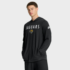 Jacksonville Jaguars Sideline Pass Accuracy Dri-FIT Long Sleeve Hoodie T-Shirt Black - Nike