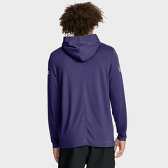 Minnesota Vikings Sideline Pass Accuracy Dri-FIT Long Sleeve Hoodie T-Shirt Purple - Nike