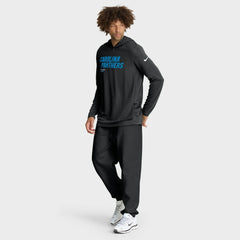 Carolina Panthers Sideline Pure Fury Performance Long Sleeve Hoodie T-Shirt Black - Nike
