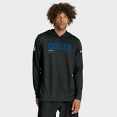 Indianapolis Colts Sideline Pure Fury Performance Long Sleeve Hoodie T-Shirt Black - Nike