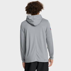Detroit Lions Sideline Pure Fury Performance Long Sleeve Hoodie T-Shirt Gray - Nike