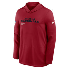 Arizona Cardinals Sideline Pure Fury Performance Long Sleeve Hoodie T-Shirt Cardinal - Nike