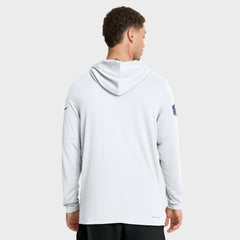 Minnesota Vikings Sideline Option Read Dri-FIT Long Sleeve Hoodie T-Shirt White - Nike