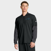 Carolina Panthers Sideline Dri-FIT Half-Zip Pullover Black - Nike