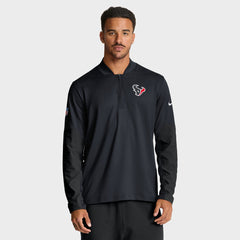 Houston Texans Sideline Dri-FIT Half-Zip Pullover Navy - Nike