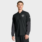 Las Vegas Raiders Sideline Dri-FIT Half-Zip Pullover Black - Nike