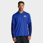 Los Angeles Rams Sideline Dri-FIT Half-Zip Pullover Royal - Nike
