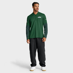 New York Jets Sideline Dri-FIT Half-Zip Pullover Green - Nike