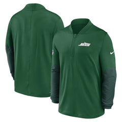 New York Jets Sideline Dri-FIT Half-Zip Pullover Green - Nike
