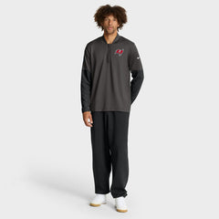 Tampa Bay Buccaneers Sideline Dri-FIT Half-Zip Pullover Pewter - Nike