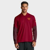Washington Commanders Sideline Dri-FIT Half-Zip Pullover Burgundy - Nike