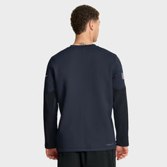 Chicago Bears Sideline Coach Therma-FIT Long Sleeve T-Shirt Navy - Nike