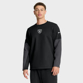 Las Vegas Raiders Sideline Coach Therma-FIT Long Sleeve T-Shirt Black - Nike