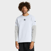 Dallas Cowboys Sideline Coach Therma-FIT Long Sleeve T-Shirt White - Nike