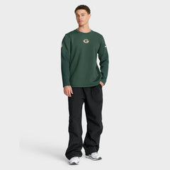 Green Bay Packers Sideline Coach Therma-FIT Long Sleeve T-Shirt Green - Nike