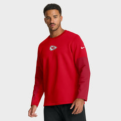 Kansas City Chiefs Sideline Coach Therma-FIT Long Sleeve T-Shirt Red - Nike