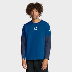 Indianapolis Colts Sideline Coach Therma-FIT Long Sleeve T-Shirt Royal - Nike