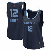 Fanatics - Ja Morant Memphis Grizzlies Women's Fast Break Player Jersey - Icon Edition - Navy