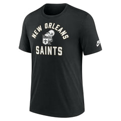 New Orleans Saints Favorable Timeline Tri-Blend T-Shirt Black - Nike