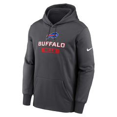 Buffalo Bills Toss Sweep Performance Pullover Hoodie Anthracite - Nike