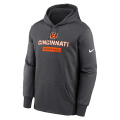Cincinnati Bengals Toss Sweep Performance Pullover Hoodie Anthracite - Nike
