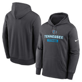 Tennessee Titans Toss Sweep Performance Pullover Hoodie Anthracite - Nike