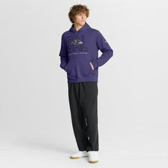 Baltimore Ravens Busted Play Club Fleece Pullover Hoodie Purple - Nike