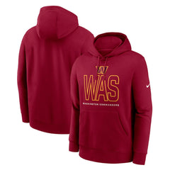 Washington Commanders Busted Play Club Fleece Pullover Hoodie Burgundy - Nike